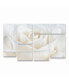 Фото #1 товара Cora Niele Pure White Rose Multi Panel Art Set 6 Piece - 49" x 19"