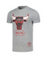 Фото #3 товара Men's and Women's Gray Chicago Bulls Hardwood Classics MVP Throwback Logo T-shirt