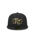 Фото #3 товара Men's Black Kansas City Royals 2024 Armed Forces Day On-Field 59FIFTY Fitted Hat