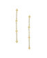 ფოტო #1 პროდუქტის Women's 18k Gold Plated Straight Dangle Earrings