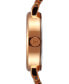 ფოტო #2 პროდუქტის Women's Swiss Lovely Rose Gold-Tone PVD Stainless Steel Bracelet Watch 20mm