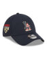Фото #1 товара Men's Navy Los Angeles Dodgers 2023 Fourth of July 39THIRTY Flex Fit Hat