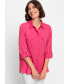 ფოტო #2 პროდუქტის Women's Cotton Viscose Long Sleeve Shirt