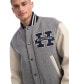 ფოტო #8 პროდუქტის Men's Leather Varsity Jacket