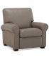Фото #14 товара Orid 36" Leather Roll Arm Pushback Recliner, Created for Macy's