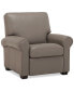 Orid 36" Leather Roll Arm Pushback Recliner, Created for Macy's