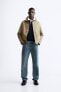 Фото #1 товара Куртка-рубашка ZARA с текстурой и карманами