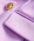 ფოტო #7 პროდუქტის Women's Solid Faux Double-Breasted Blazer, Created for Macy's