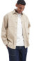 Фото #1 товара ADPT oversized twill overshirt in beige