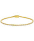 Фото #1 товара Nude Diamond Narrow Tennis Bracelet (1-1/5 ct. t.w.) in 14k Gold