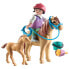 Фото #1 товара PLAYMOBIL Girl With Pony And Foal Construction Game