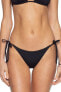 Фото #1 товара Becca by Rebecca Virtue 292103 Color Code Demi Tie Side Bottoms Black XL