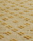 Plaited cotton and wool rug