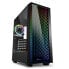 Sharkoon RGB LIT 200 - Midi Tower - PC - Black - ATX - micro ATX - Mini-ITX - Blue - Green - Red - Case fans - Front