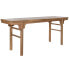 Фото #1 товара Вспомогательный стол Home ESPRIT Темно-коричневый древесина тика 195 x 50 x 82 cm