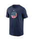 Men's Navy Chicago Cubs Americana T-Shirt