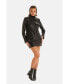 Фото #6 товара Women's Leather Jacket, Nappa Black