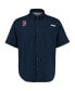 Фото #1 товара Men's Navy Boston Red Sox Tamiami Omni-Shade Button-Down Shirt