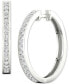 Фото #1 товара Серьги Forever Grown Diamonds Medium Hoop