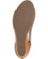 ფოტო #18 პროდუქტის Women's Aretha Perforated Peep Toe Wedge Sandals