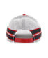 ფოტო #3 პროდუქტის Men's Red Distressed Texas Tech Red Raiders Straight Eight Adjustable Trucker Hat