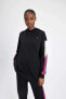 Фото #1 товара DeFactoFit Long Fit Kapüşonlu Sporcu Sweatshirt