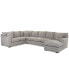 Фото #2 товара CLOSEOUT! Loranna 3-Pc. Fabric Sectional with Chaise, Created for Macy's