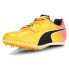 Фото #2 товара Puma Evospeed Long Jump 10 Running Mens Orange Sneakers Athletic Shoes 37700201
