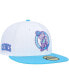 Фото #1 товара Men's White Boston Celtics Vice Blue Side Patch 59FIFTY Fitted Hat