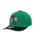 Фото #1 товара Men's Kelly Green, Black Boston Celtics MVP Team Two-Tone 2.0 Stretch-Snapback Hat