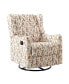 Yaffa Wooden Upholstery Flora Recliner with Nailhead Trims