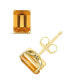 ფოტო #1 პროდუქტის Citrine (3-1/5 ct. t.w.) Stud Earrings in 14K Yellow Gold