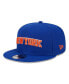 ფოტო #2 პროდუქტის Men's Blue New York Knicks Side Logo 9FIFTY Snapback Hat