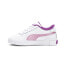 Фото #3 товара Puma Cali Rose Perforated Lace Up Toddler Girls White Sneakers Casual Shoes 392