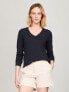 Фото #1 товара Solid V-Neck Sweater