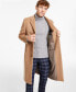 ფოტო #3 პროდუქტის Men's Classic-Fit Solid Wool Blend Overcoats