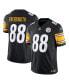 Фото #2 товара Men's Pat Freiermuth Black Pittsburgh Steelers Vapor F.U.S.E. Limited Jersey