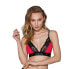 Фото #1 товара Elastisches Top mit Spitze TOP PS001 black/red - Passion L (46)