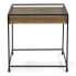 Couchtisch Thin Wood 40 Walnut Schwarz