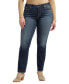 Фото #2 товара Plus Size Suki Mid Rise Straight Luxe Stretch Jeans