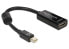 Фото #2 товара Delock Adapter mini Displayport / HDMI - 0.18 m - Mini DisplayPort - HDMI Type A (Standard) - Male - Female - Black