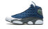Фото #3 товара Кроссовки Nike Air Jordan 13 Retro Flint (2020) (Белый, Синий)