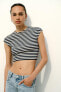 COTTON AND MODAL CROP TOP