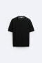 KNIT COTTON - SILK T-SHIRT