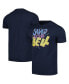 Фото #2 товара Men's Navy Saved by the Bell Faded Squiggles T-shirt