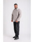 ფოტო #2 პროდუქტის Men's Leather Shearling Jacket, Beige