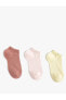 Фото #2 товара Носки ультрамодные Koton 3 пары, разноцветные