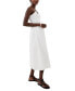 Womens Florida Sweetheart-Neck Strappy Dress