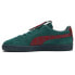 Фото #3 товара Puma Dapper Dan X Suede Lace Up Mens Green Sneakers Casual Shoes 39098802