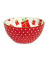Фото #3 товара Holiday Fun 30 oz All Purpose Bowls Set of 6, Service for 6